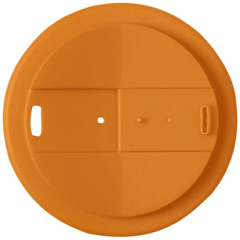 Americano® Espresso Eco 250 ml recycelter Isolierbecher mit auslaufsicherem Deckel, orange bedrucken, Art.-Nr. 21045531