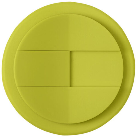 Americano® Espresso Eco 250 ml recycelter Isolierbecher mit auslaufsicherem Deckel, limone bedrucken, Art.-Nr. 21045563