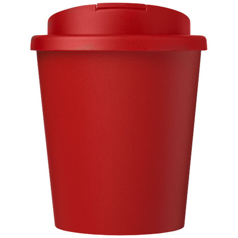 Americano® Espresso Eco 250 ml recycelter Isolierbecher mit auslaufsicherem Deckel, rot bedrucken, Art.-Nr. 21045591