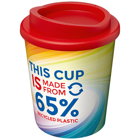 Brite-Americano® Eco Isolierbecher, 250 ml, rot bedrucken, Art.-Nr. 21049621 Brite-Americano® Eco Isolierbecher, 250 ml, rot bedrucken, Art.-Nr. 21049621