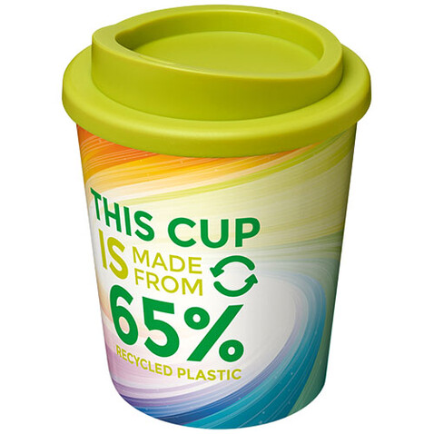 Brite-Americano® Eco Isolierbecher, 250 ml, limone bedrucken, Art.-Nr. 21049663