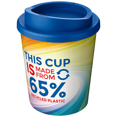 Brite-Americano® Eco Isolierbecher, 250 ml, mittelblau bedrucken, Art.-Nr. 21049691