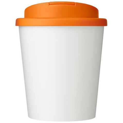 Brite-Americano Espresso Eco auslaufsicherer Isolierbecher, 250 ml, orange bedrucken, Art.-Nr. 21049731