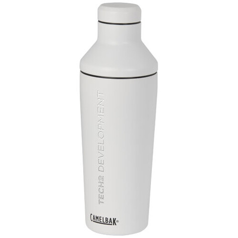 CamelBak® Horizon vakuumisolierter Cocktailshaker, 600 ml, weiss bedrucken, Art.-Nr. 10074801