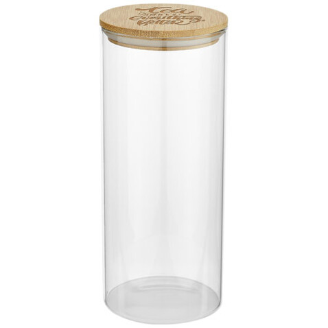 Boley 940 ml Glasbehälter für Lebensmittel, natural, transparent bedrucken, Art.-Nr. 11334106