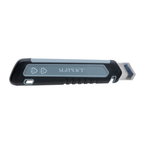 Nachfüllbares RCS Abbrechmesser mit Soft-Grip grau bedrucken, Art.-Nr. P215.172