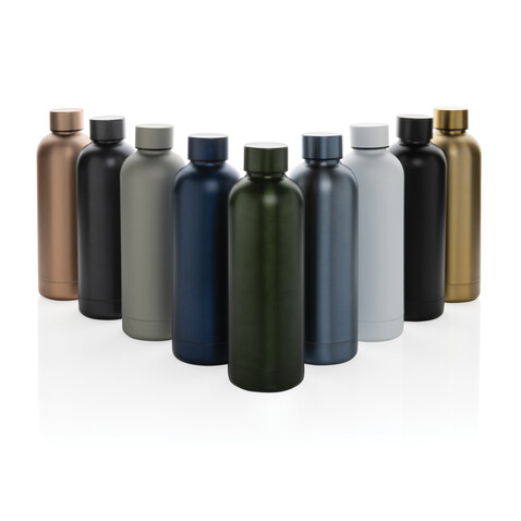 Impact Vakuumflasche aus RCS recyceltem Stainless-Steel gold bedrucken, Art.-Nr. P435.706