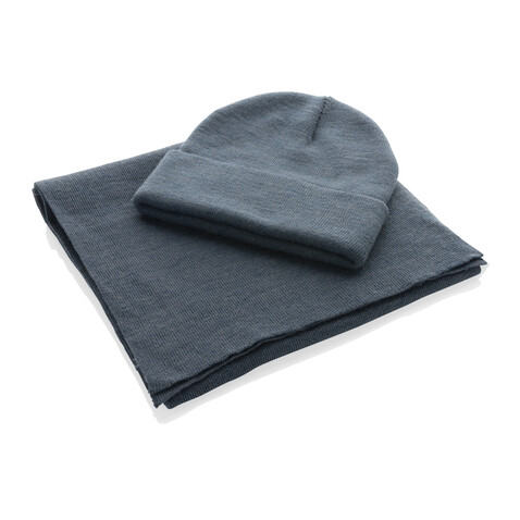 Elles AWARE™ Polylana® Schal 180x30cm Sage blue bedrucken, Art.-Nr. P453.005