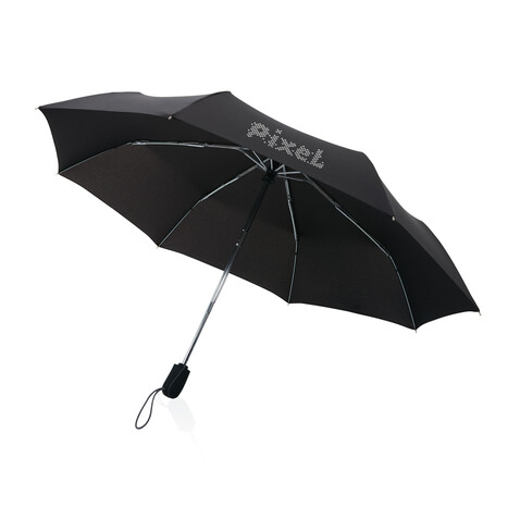 Swiss Peak AWARE™ Traveller 21&quot; Automatikschirm schwarz bedrucken, Art.-Nr. P850.481
