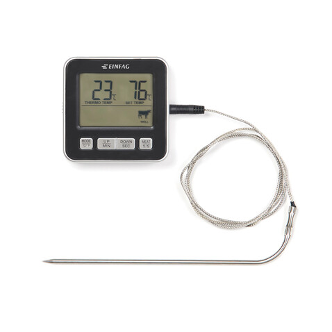 VINGA Hays Thermometer schwarz bedrucken, Art.-Nr. 5124