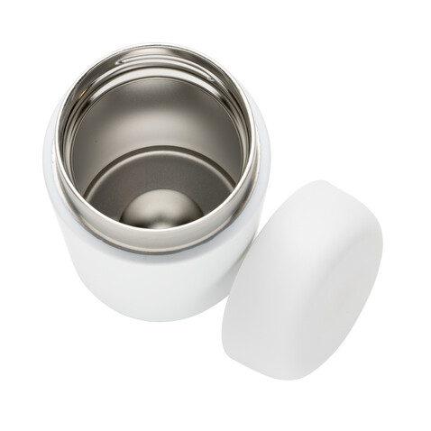Brew Vakuumbecher aus RCS recyceltem Stainless-Steel weiß bedrucken, Art.-Nr. P435.083