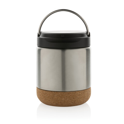 Savory Lebensmittelflasche aus RCS recycelt. Stainless-Steel silber bedrucken, Art.-Nr. P435.302