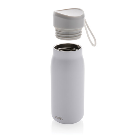 Avira Ain 150ml Reiseflasche aus RCS rec. Stainless-Steel weiß bedrucken, Art.-Nr. P438.053