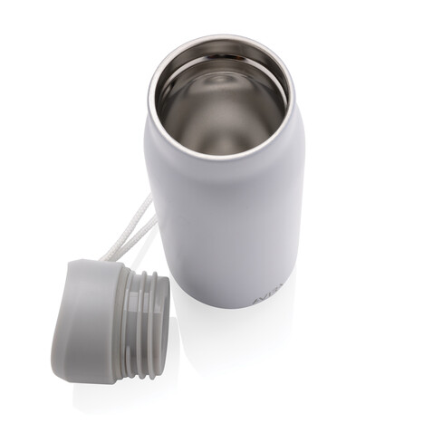 Avira Ain 150ml Reiseflasche aus RCS rec. Stainless-Steel weiß bedrucken, Art.-Nr. P438.053