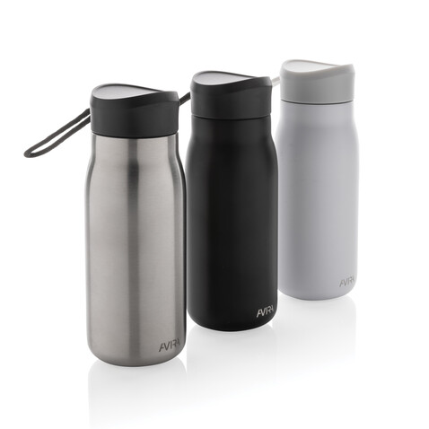 Avira Ain 150ml Reiseflasche aus RCS rec. Stainless-Steel weiß bedrucken, Art.-Nr. P438.053