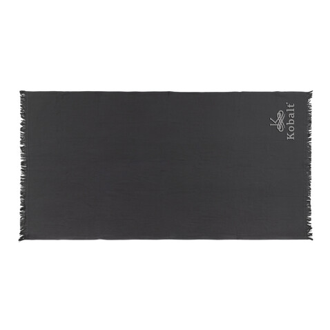 UKIYO Keiko AWARE™ Hamamtuch 100x180cm anthrazit bedrucken, Art.-Nr. P453.840