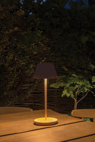 Pure Glow USB-Tischleuchte aus RCS recyceltem Kunststoff weiß bedrucken, Art.-Nr. P513.283