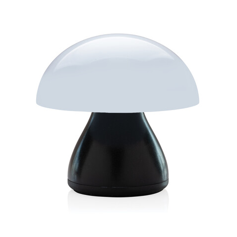 Luming wiederaufladbare USB-Tischlampe aus RCS Kunststoff schwarz bedrucken, Art.-Nr. P513.741