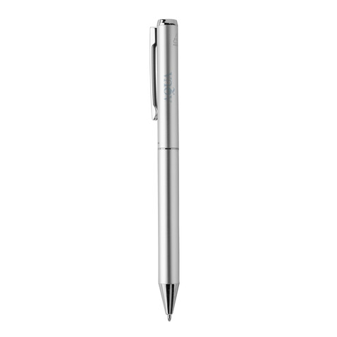 Swiss Peak Cedar Stift aus RCS recyceltem Aluminium silber bedrucken, Art.-Nr. P611.152