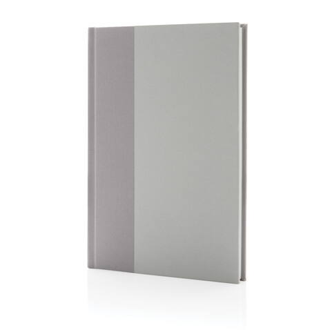 Words GRS zertifiziertes RPET &amp; Kraft Notizbuch A5 off white bedrucken, Art.-Nr. P774.543