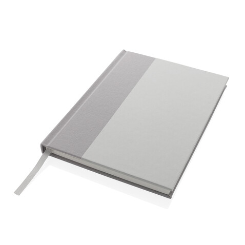 Words GRS zertifiziertes RPET &amp; Kraft Notizbuch A5 off white bedrucken, Art.-Nr. P774.543