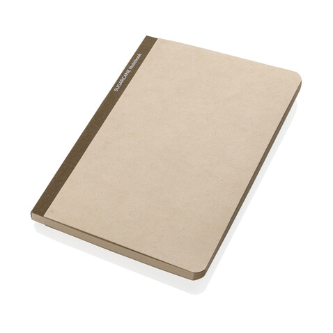 Stylo Bonsucro zertifiziertes Zuckerrohrpapier Notizbuch A5 braun bedrucken, Art.-Nr. P774.559