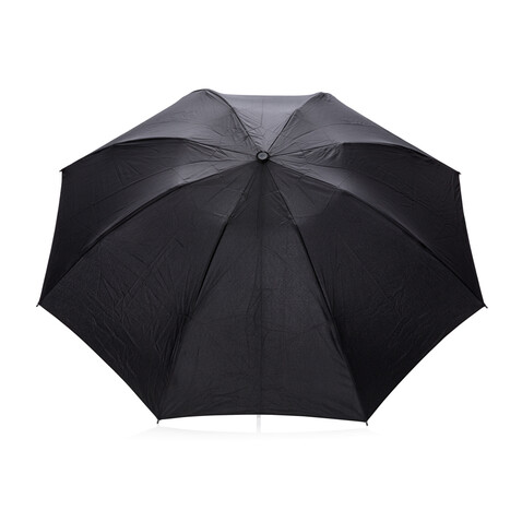 Swiss Peak AWARE™ 23&quot; faltbarer umgekehrter Regenschirm schwarz bedrucken, Art.-Nr. P850.461