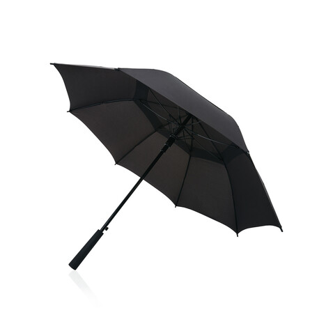 Swiss Peak AWARE™ Tornado 23&quot; Sturmschirm schwarz bedrucken, Art.-Nr. P850.471