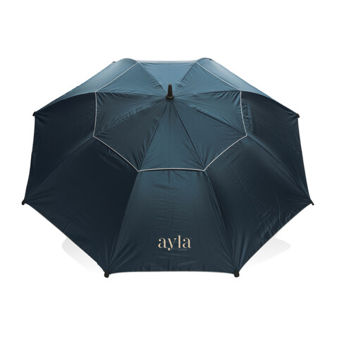 AWARE™ 27&quot; Hurricane Sturmschirm blau bedrucken, Art.-Nr. P850.495