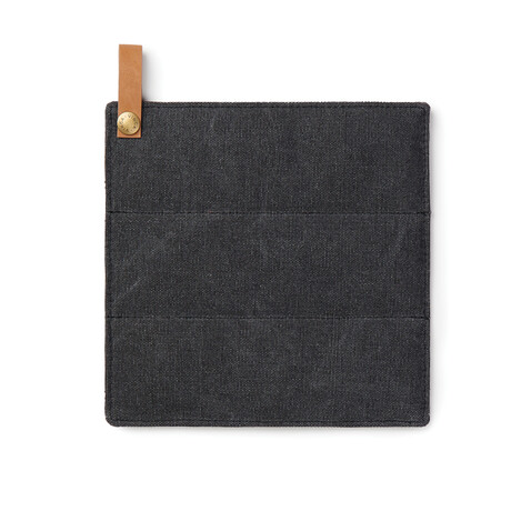 VINGA Asado-Topflappen schwarz bedrucken, Art.-Nr. V261001