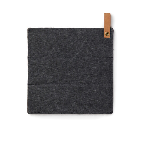 VINGA Asado-Topflappen schwarz bedrucken, Art.-Nr. V261001