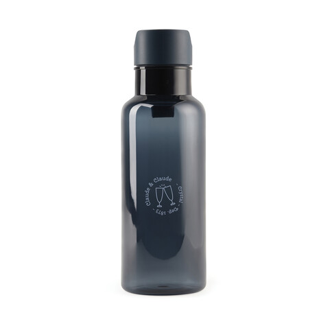 VINGA Balti 600ml Flasche aus RCS recyceltem PET navy blau bedrucken, Art.-Nr. V433015