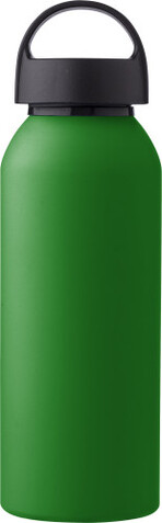 Recycelte Aluminiumflasche Zayn – Hellgrün bedrucken, Art.-Nr. 029999999_965865