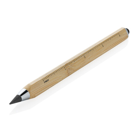 Eon Bambus Infinity Multitasking Stift braun bedrucken, Art.-Nr. P221.009