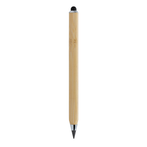 Eon Bambus Infinity Multitasking Stift braun bedrucken, Art.-Nr. P221.009