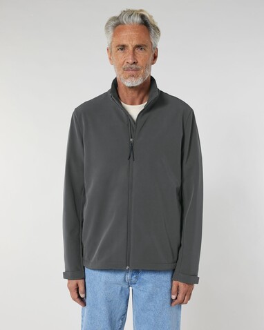 Stanley Navigator - Die Herren-Softshelljacke - Anthracite - L bedrucken, Art.-Nr. STJM167C2531L
