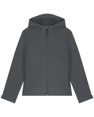 Stella Discoverer - Die Damen-Softshelljacke mit Kapuze - Anthracite - L bedrucken, Art.-Nr. STJW159C2531L