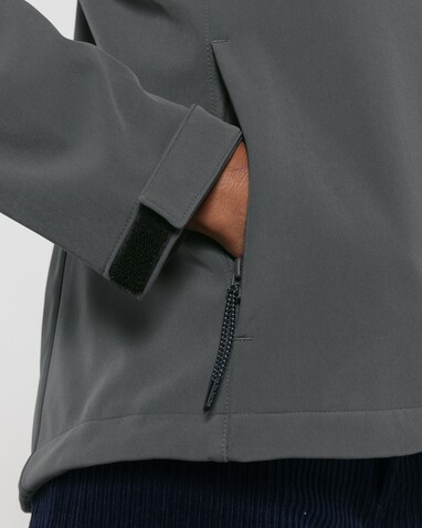 Stella Discoverer - Die Damen-Softshelljacke mit Kapuze - Anthracite - L bedrucken, Art.-Nr. STJW159C2531L