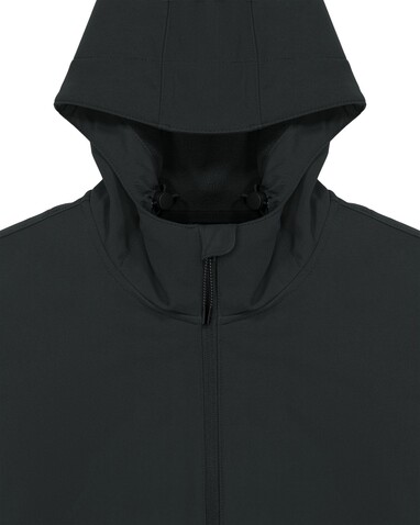 Stella Discoverer - Die Damen-Softshelljacke mit Kapuze - Black - XL bedrucken, Art.-Nr. STJW159C0021X