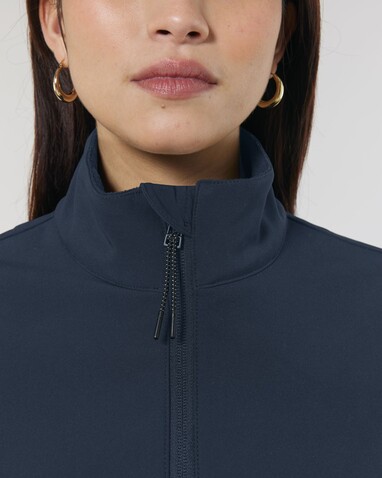 Stella Navigator - Die Damen-Softshelljacke - French Navy - S bedrucken, Art.-Nr. STJW166C7271S