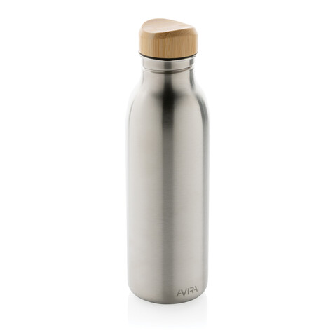 Avira Alcor 600ml Wasserflasche aus RCS rec. Stainless-Steel silber bedrucken, Art.-Nr. P438.062